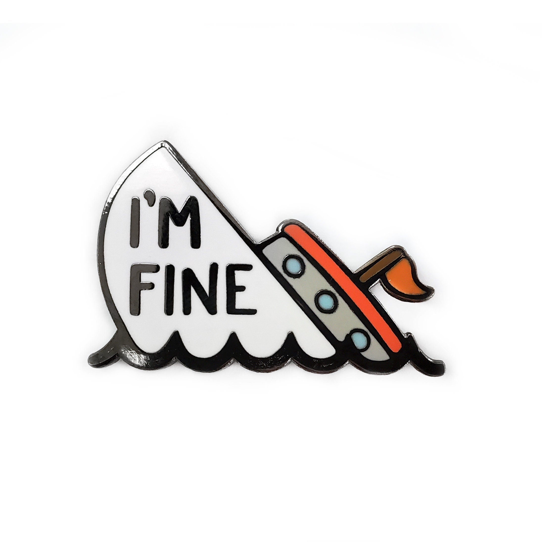 I'm Fine Fridge Magnet