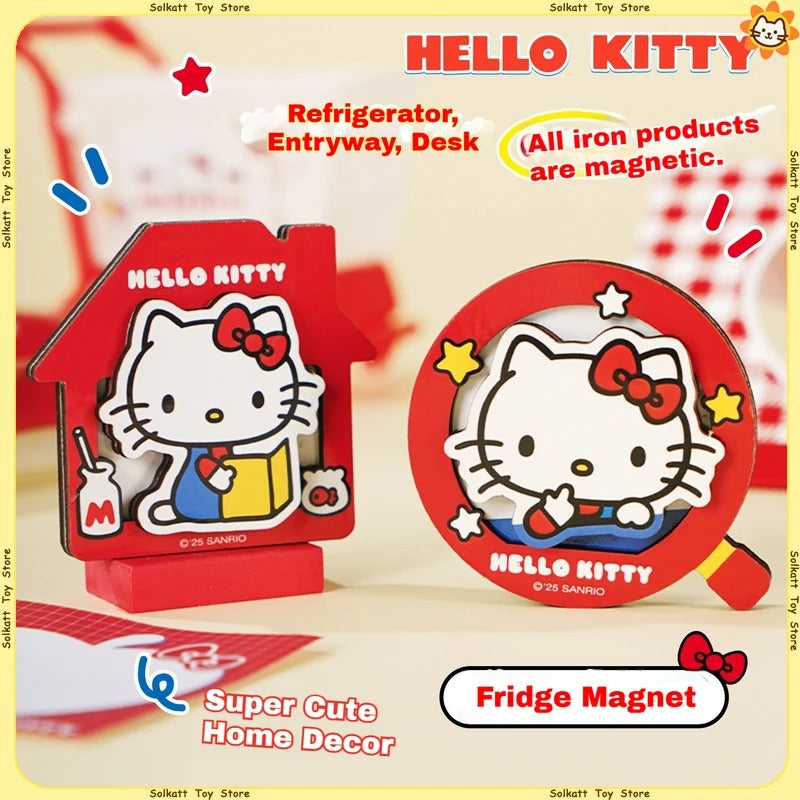 Hello Kitty Refrigerator Magnet Set
