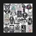 Charmingly Creepy Skeleton Sticker Pack