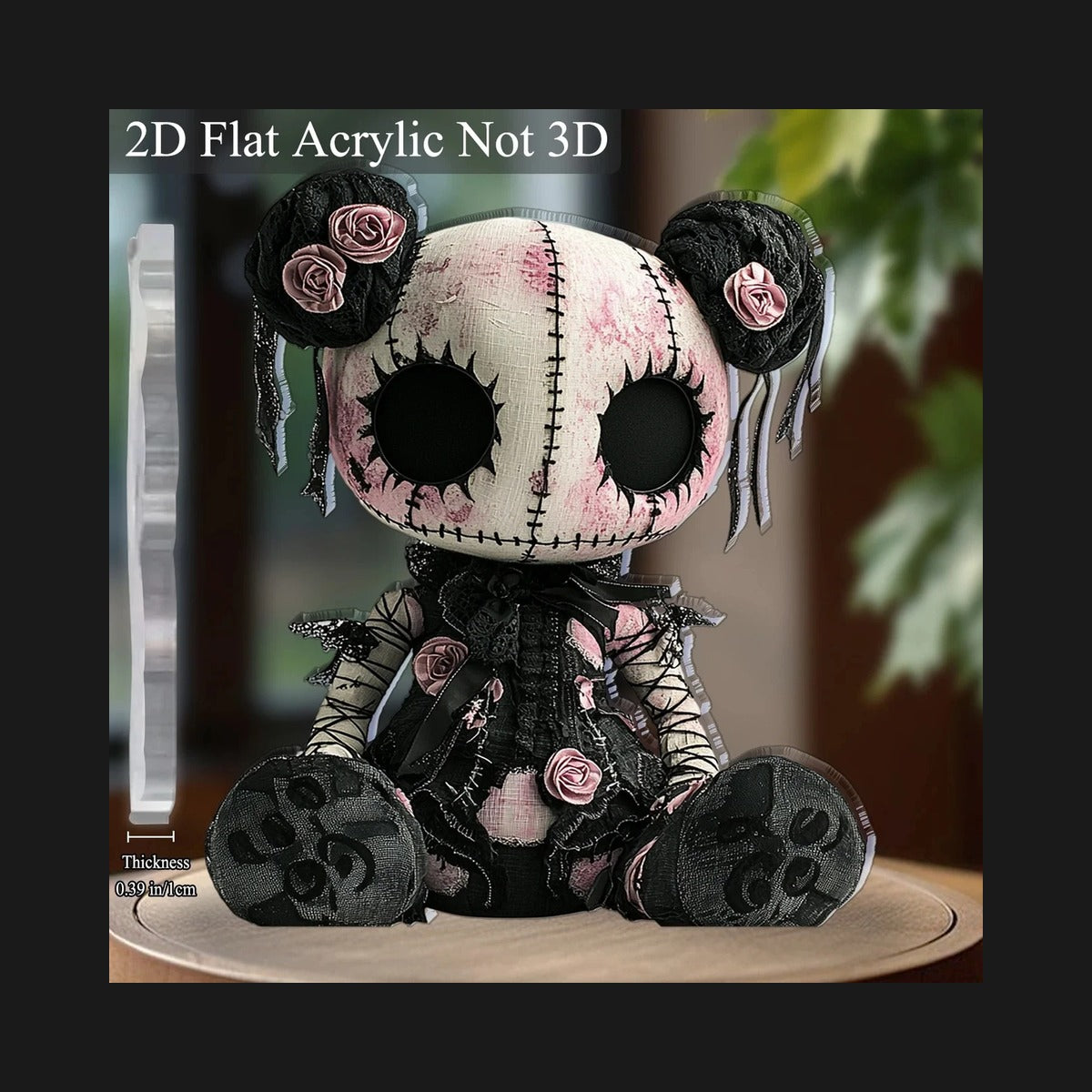 Sinister Cursed Doll with Adorable Gloom