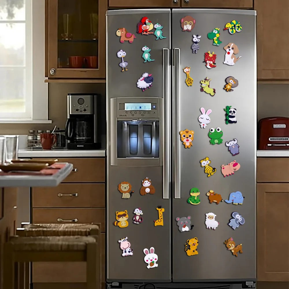 Cute Animal Fridge Magnets Set