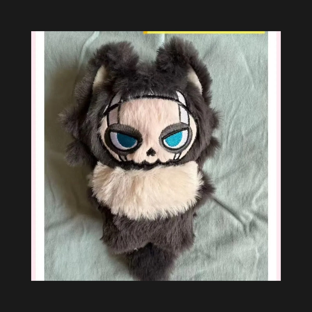 Spooky Eerie Plush Creature with Haunting Eyes