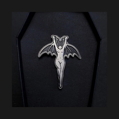 Bat-Winged Nymph Enamel Pin