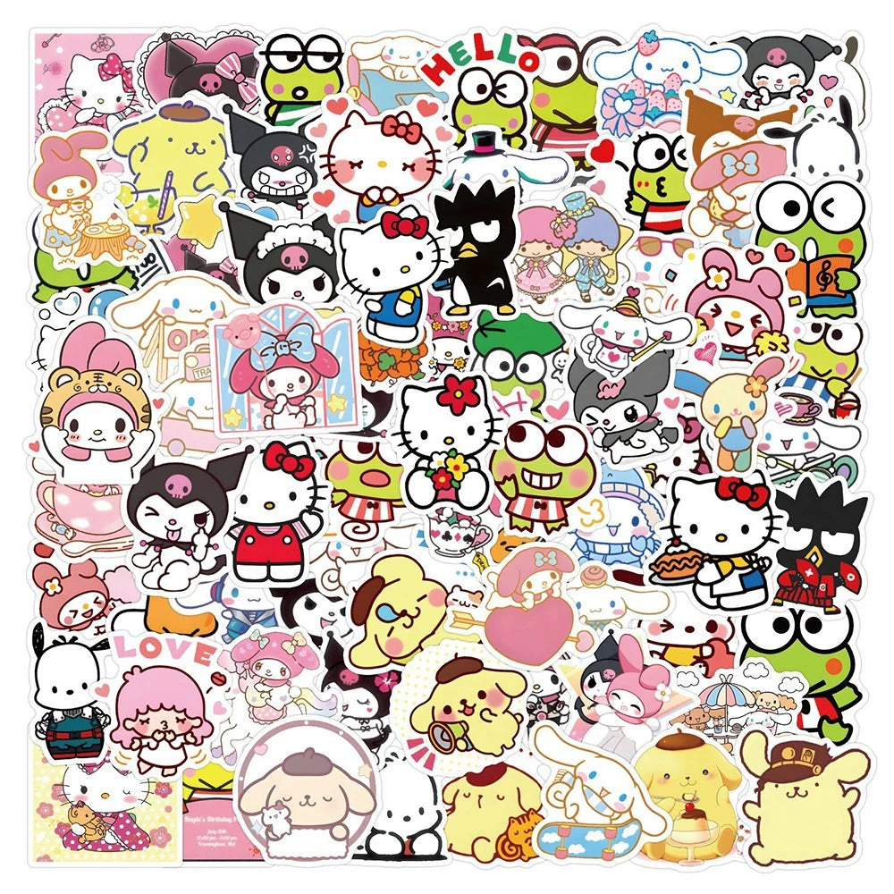 Cute Kawaii Character Enamel Pin Set