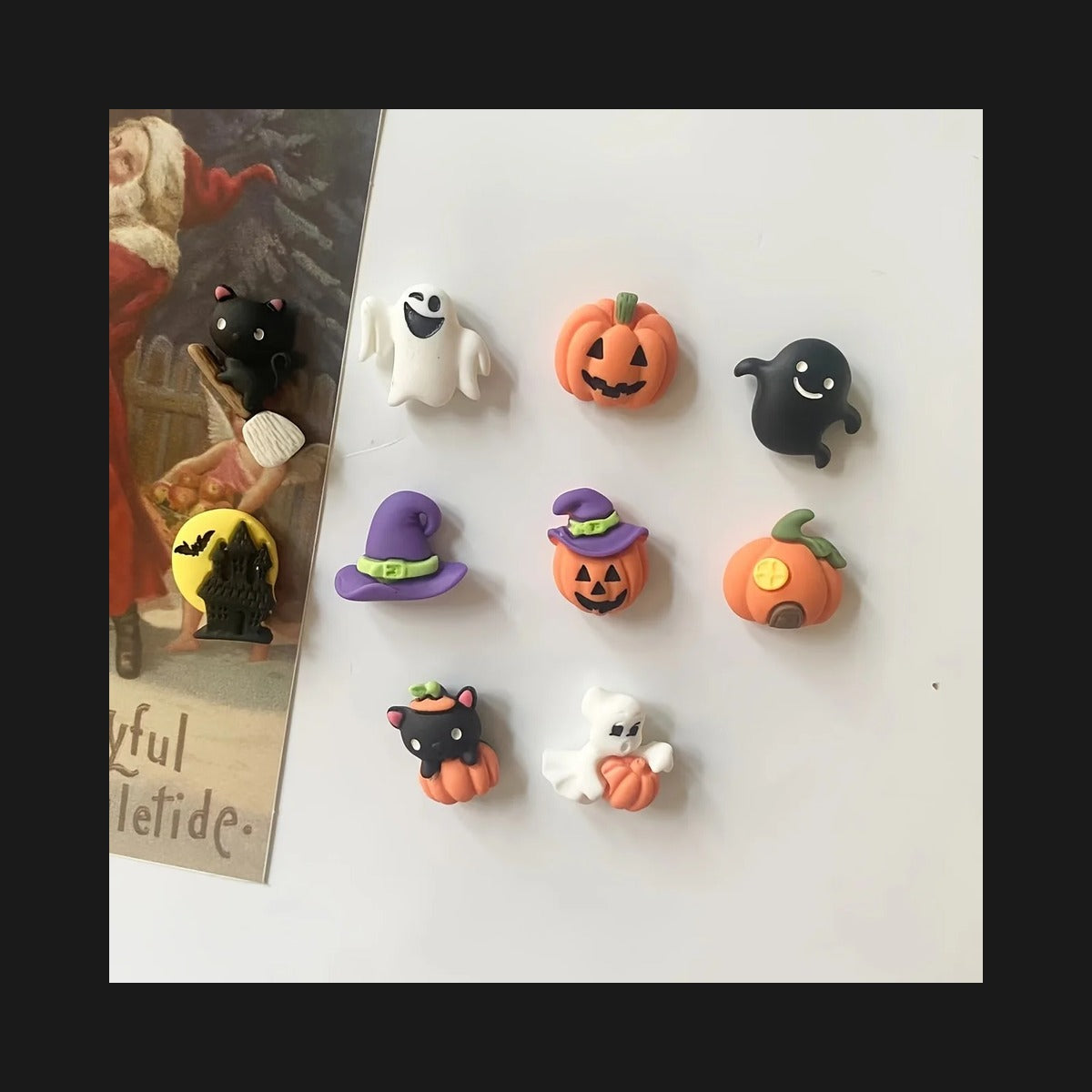 Charming Halloween Mini Figurines Set