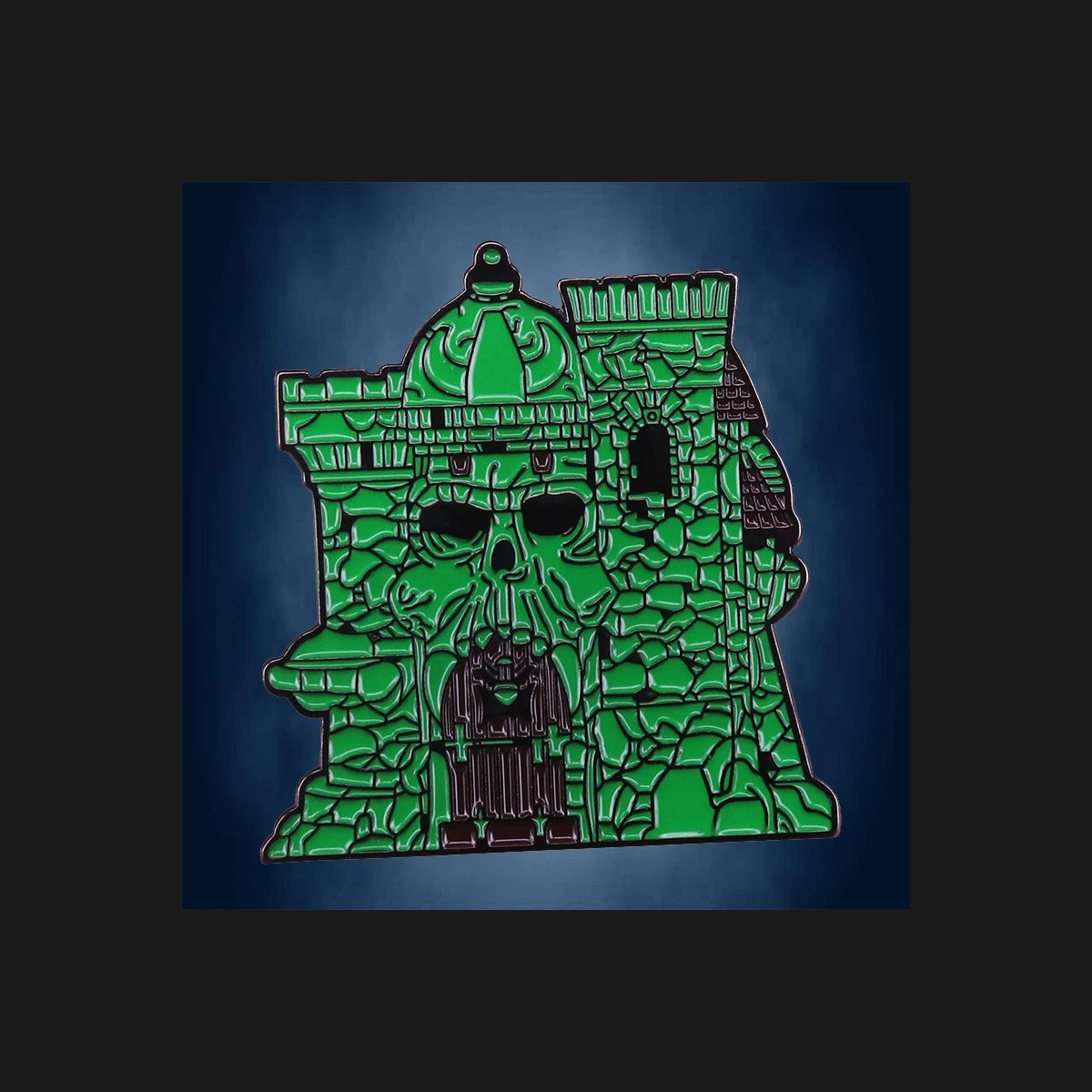 Creepy Green Castle Collector Magnet