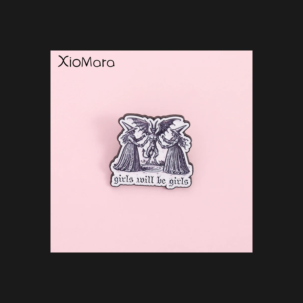 Cursed Twins Enamel Pin