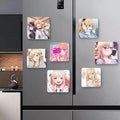 Anime Character Magnet Set - Cute Kawaii Designs