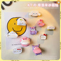 Cute Cat Character Fridge Magnets Set