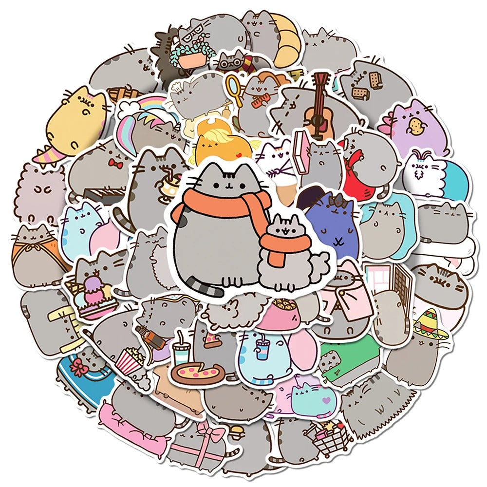 Pusheen Cat Enamel Pin Collection Set