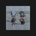 Charming Creepy Umbrella Enamel Pin Set