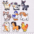 Cute Farm Animal Mini Toy Set
