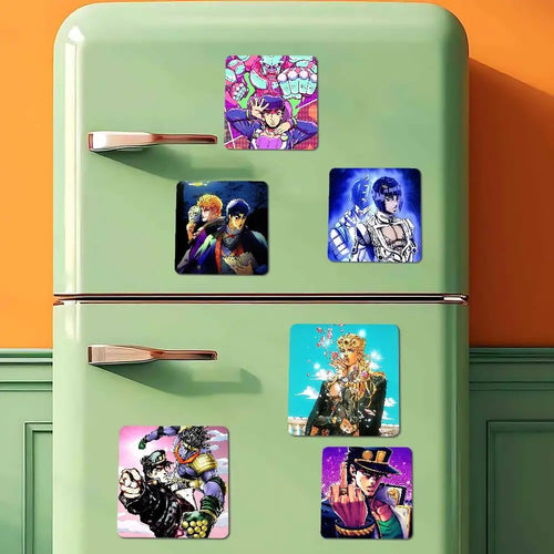 Anime Character Fridge Magnet Set
