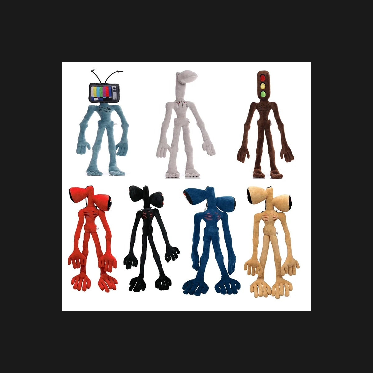 Eerie Plush Oddities Set of Creepy Mini Creatures