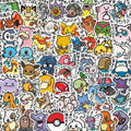 Cute Pokémon Character Enamel Pin Set