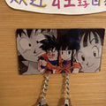 Dragon Ball Z Keychain with Goku and Chi-Chi Design