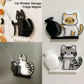Cute Cat Whisker Storage Fridge Magnet Set