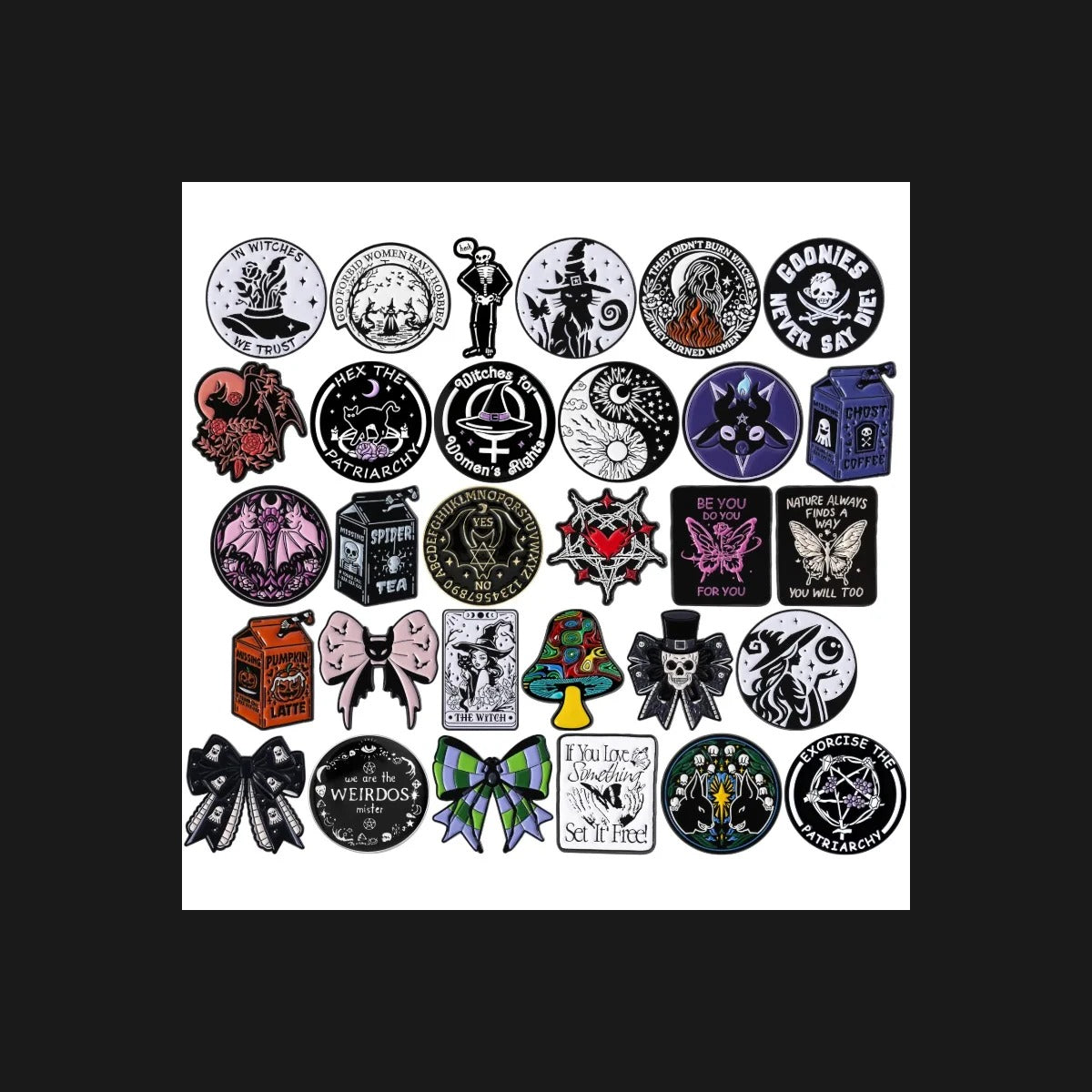 Occult Moth and Eye Sticker Sheet