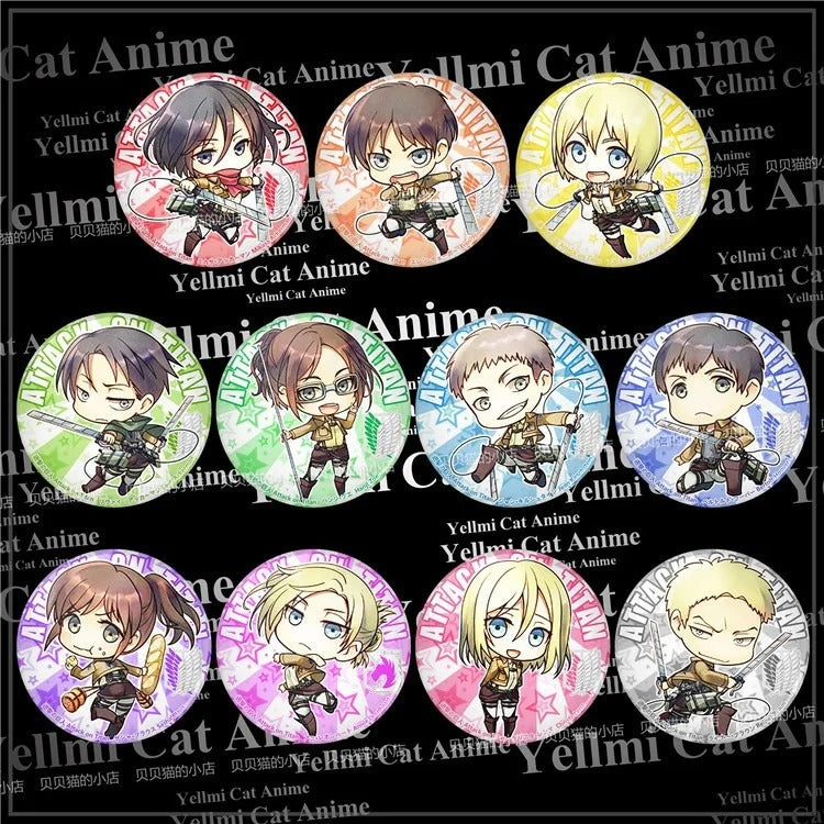Anime Character Mini Figurine Set
