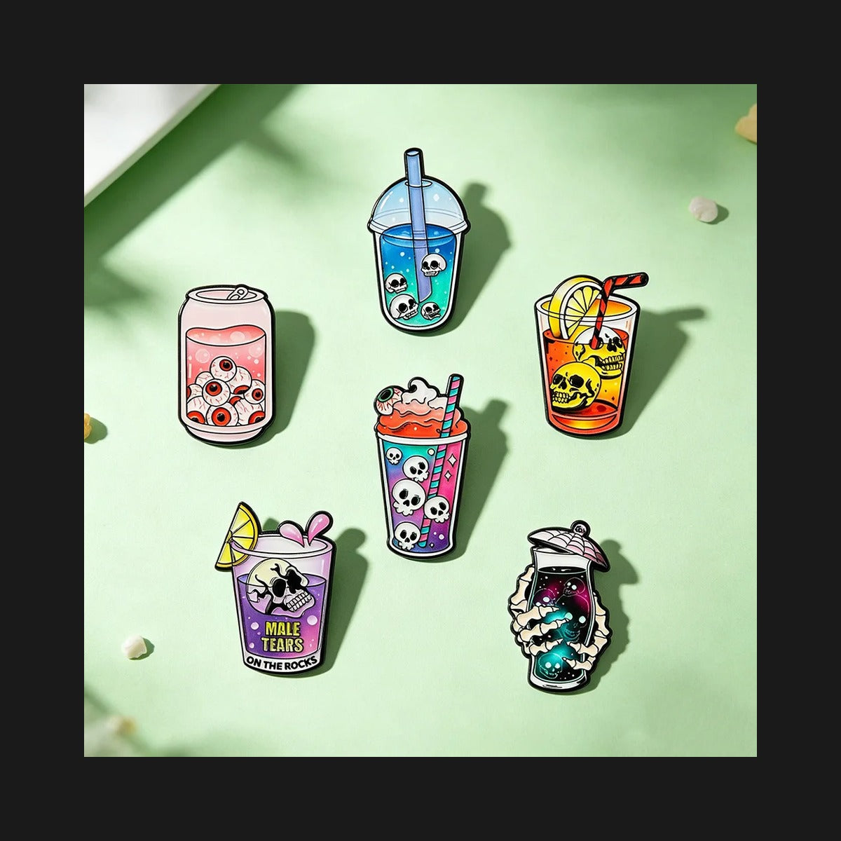 Cursed Cocktail Sticker Set