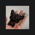 Cursed Black Cat Keychain