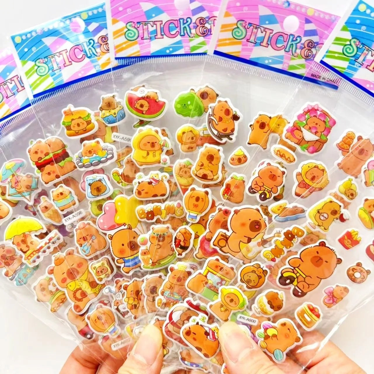 Cute Animal Themed Sticker Pack with Adorable Designs
