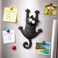 Cute Black Cat Fridge Magnet with 3D Design