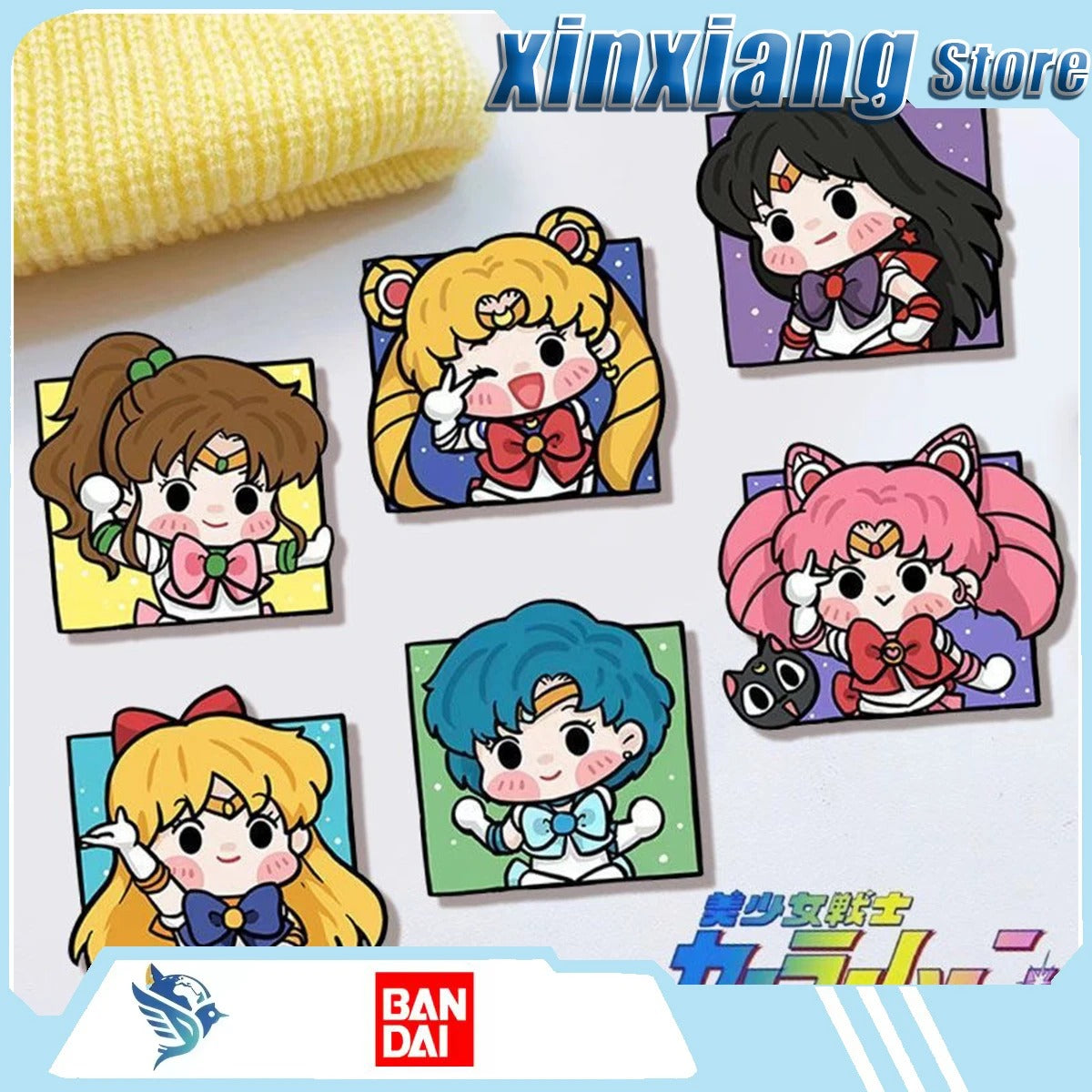 Cute Anime Character Sticker Pack