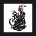 Creepy Blood-Draining Demon Enamel Pin