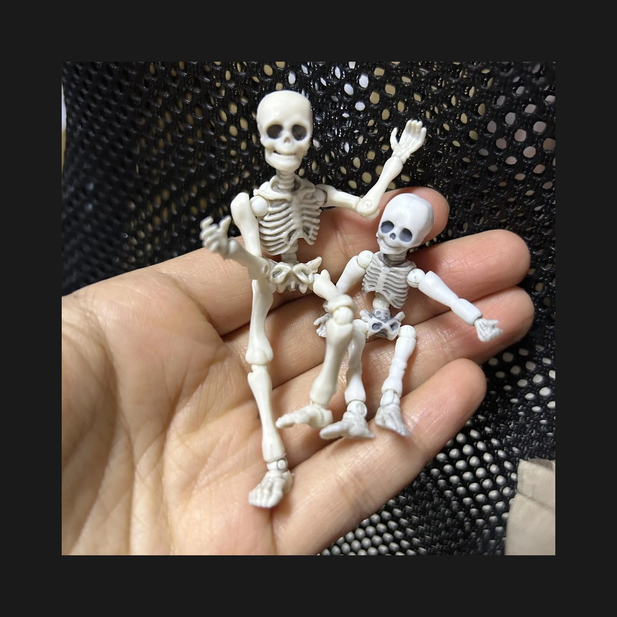 Creepy Mini Skeleton Family Figurines