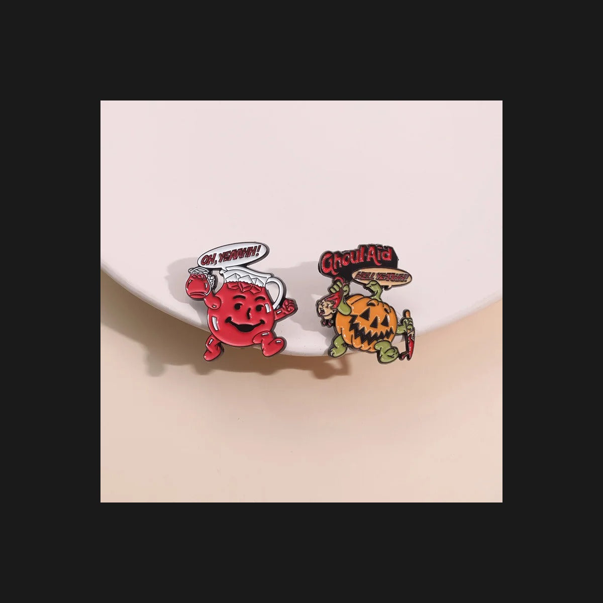 Cursed Beverage Duo Enamel Pins