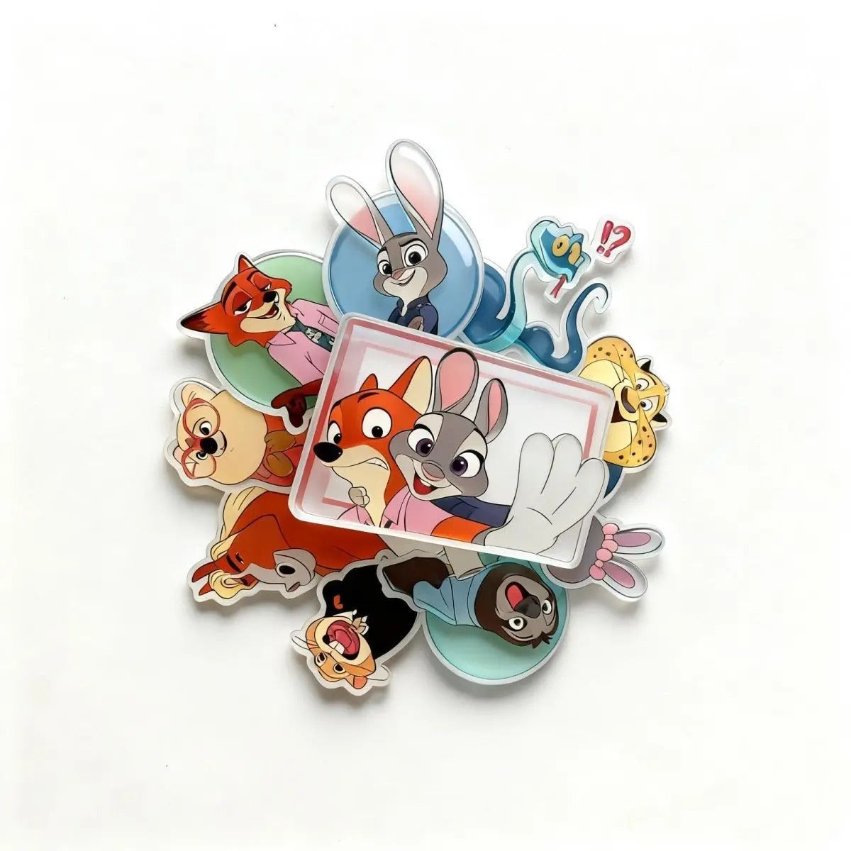 Colorful Cartoon Character Stickers Pack