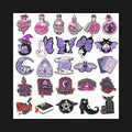 Creepy Creatures Vinyl Sticker Pack