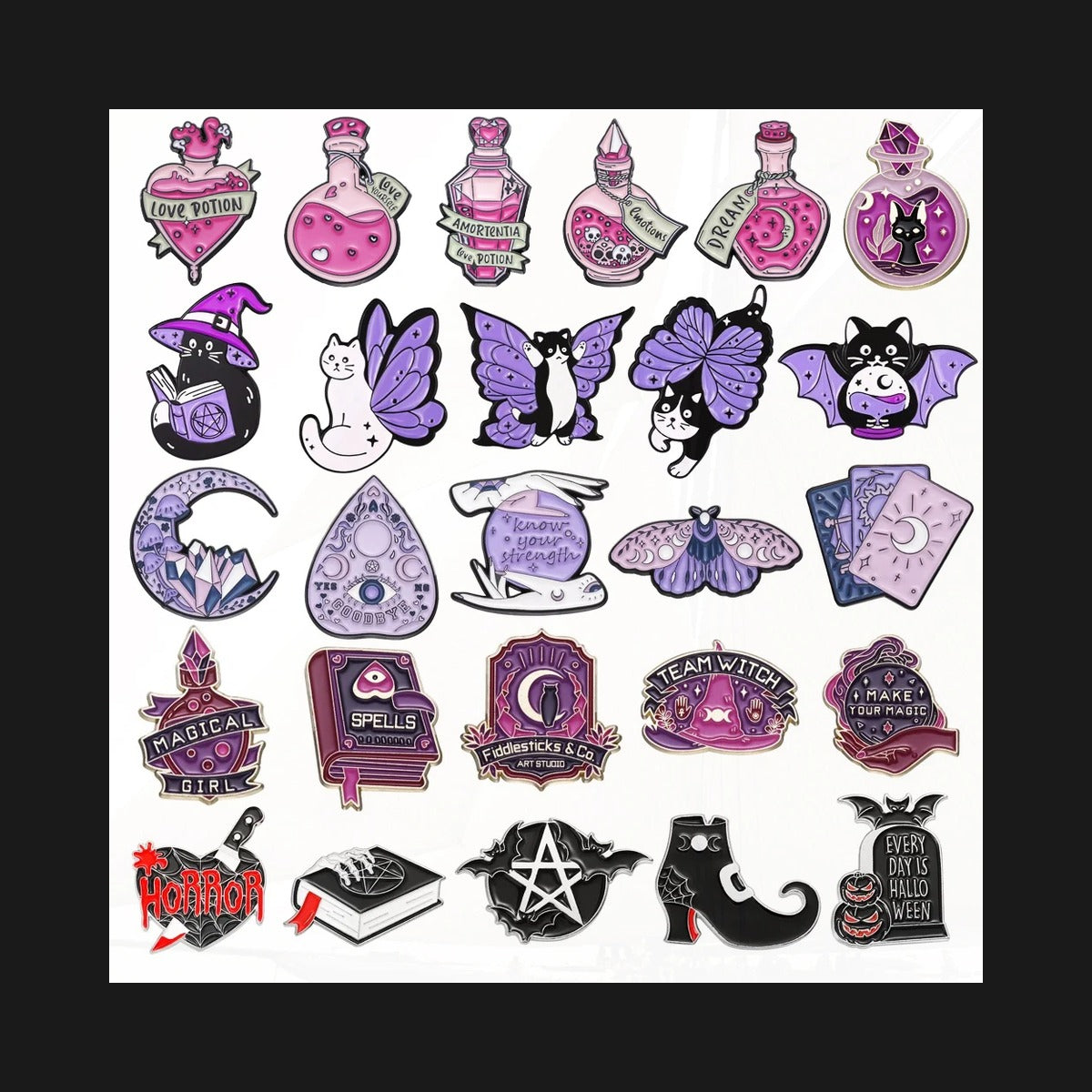 Creepy Creatures Vinyl Sticker Pack