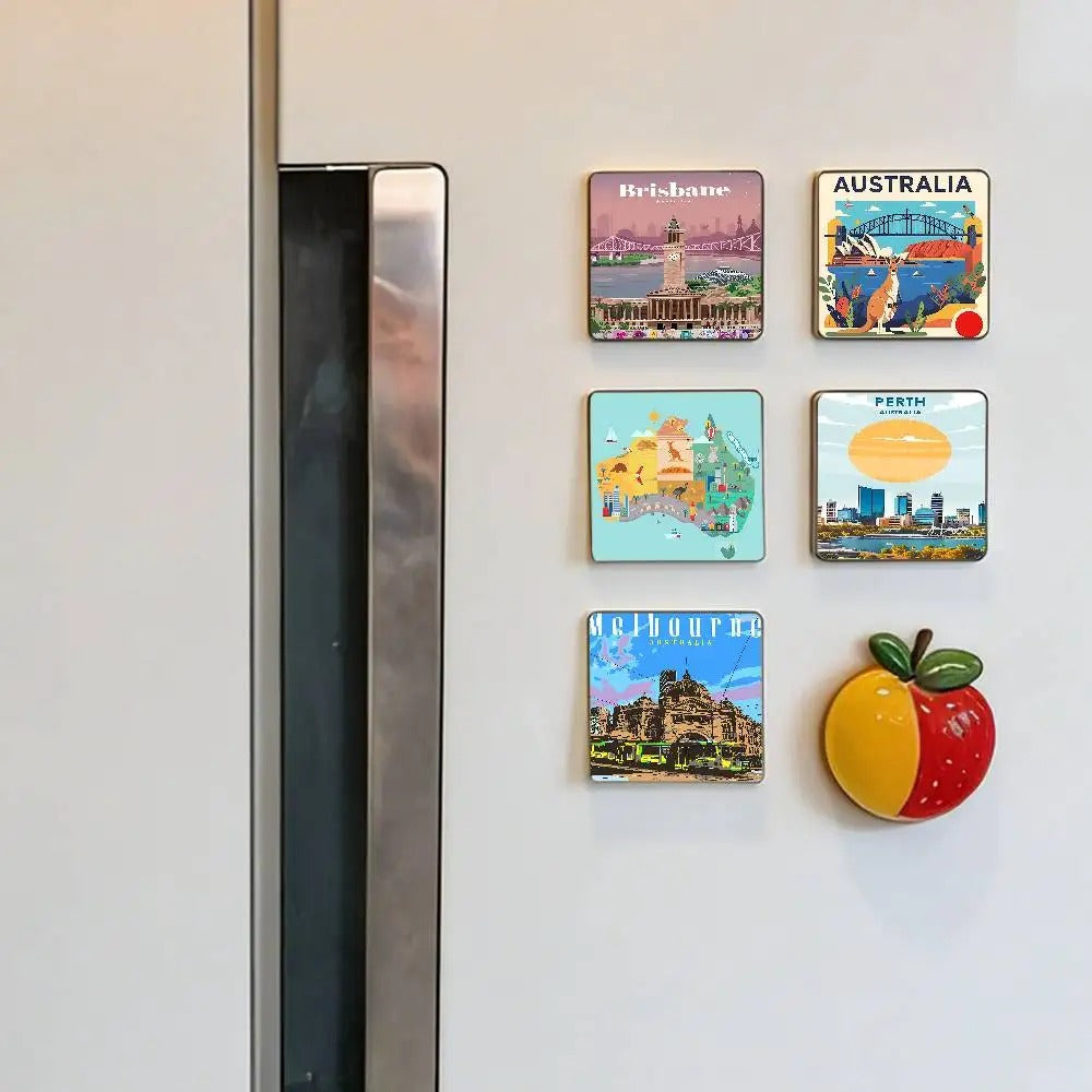 Set of 6 Australia Fridge Magnets