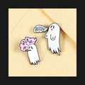 Cursed Ghostly Companions Enamel Pins