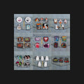 Creepy Ghost Enamel Pin Set