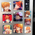 Anime Character Fridge Magnets Set - Cute Designs